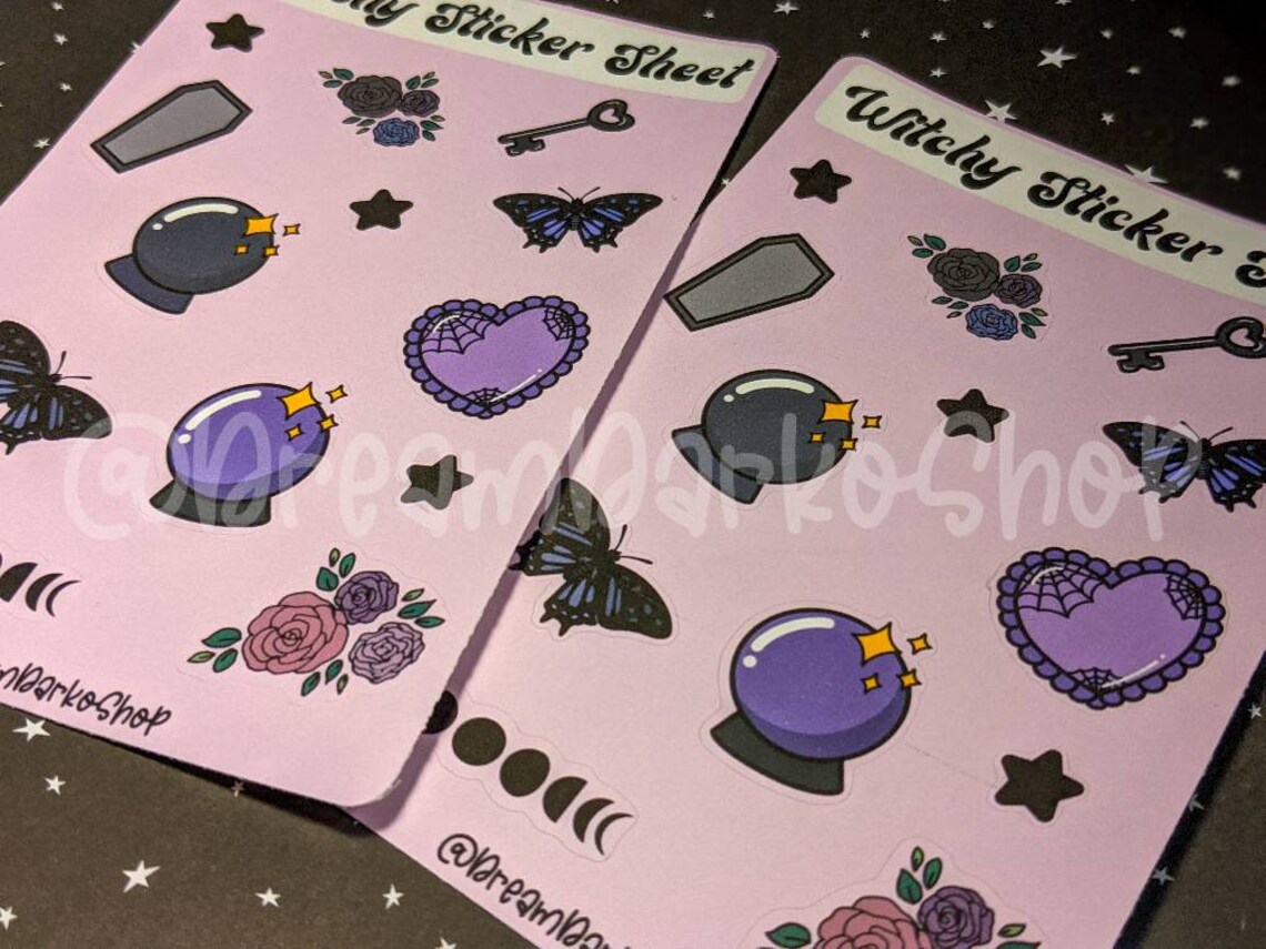 Witchy Sticker Sheet | Etsy