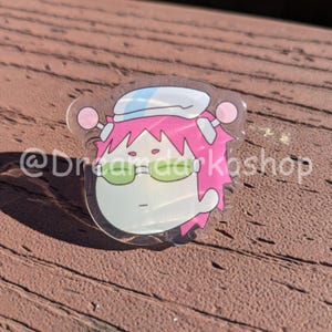 Saiki mini acrylic pin