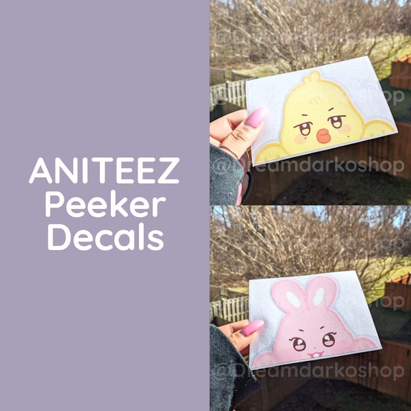 ANITEEZ Car Peeker Decals