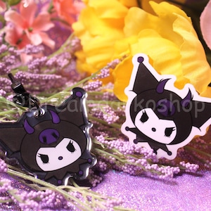Black Metal Kuro Keychain + Sticker