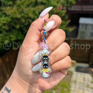 Hello Critter Friends Stack Keychains + Stickers