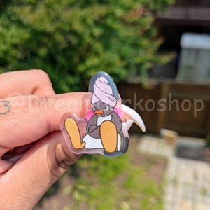 Ping.u mini acrylic pin
