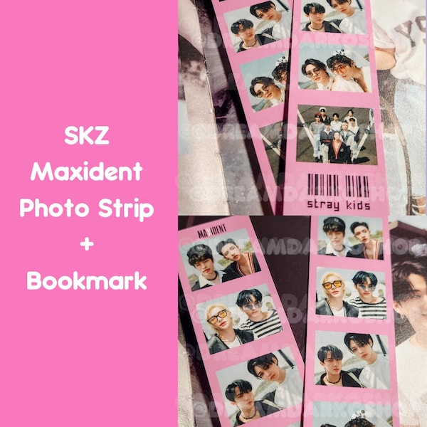 Stray Kids  Maxident photo strip / bookmark