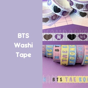 B T S Washi Tape