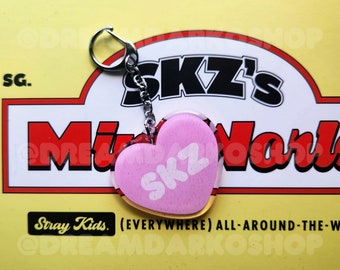 SKZ Glitter Heart Keychains