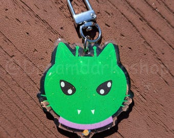 Alien Kitty Stickers & Keychains