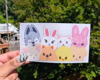 SKZ00 Group Car Peeker Decal
