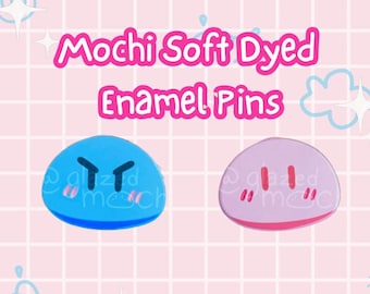 Kawaii Mochi Dango Anime Soft Dyed Enamel Pins