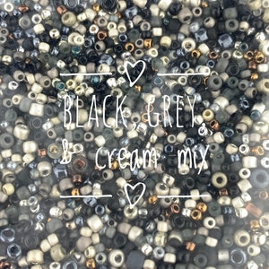 Bead Soup Mix- Blacks & Creams