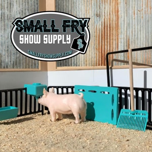 Show Livestock Pig Accessories (Compatible with Little Buster Show Toys)