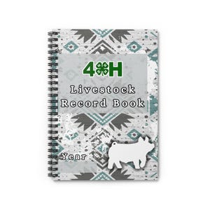 4H Record Book Swine Print at Home