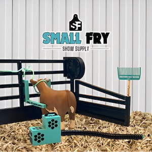 Show Livestock Steer Accessories (Compatible with Little Buster Show Toys)