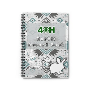 4h Rabbit Record Book Etsy 4h Rabbit Record Book Etsy