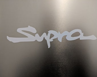Supra logo text vinyl decal sticker