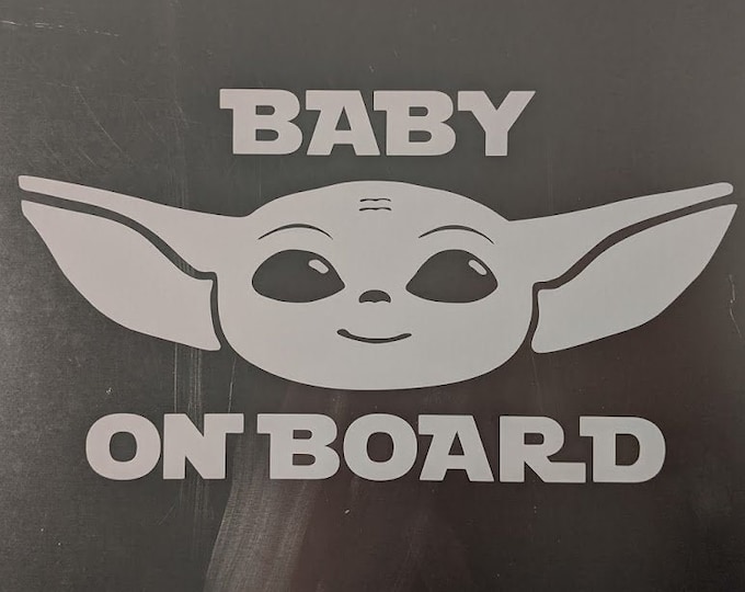 Baby On Board vinyl decal sticker
