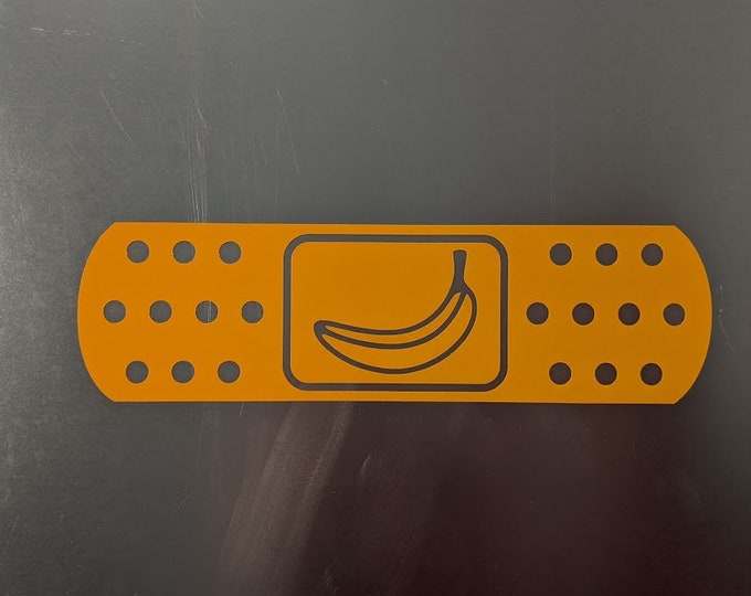 The Banana band aid vinyl decal sticker