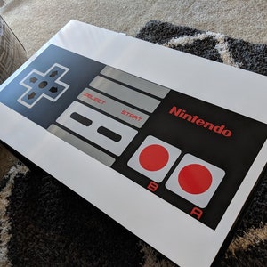 NES Controller Table or wall Vinyl decal sticker kit  *Please read description* This is a kit and requires to be put together