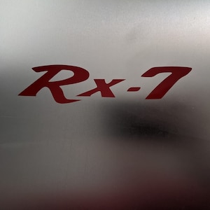 RX-7 vinyl decal sticker