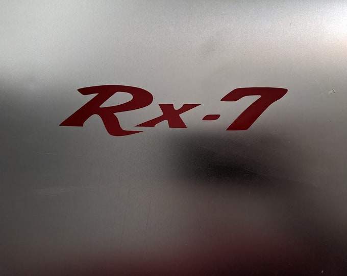 RX-7 vinyl decal sticker