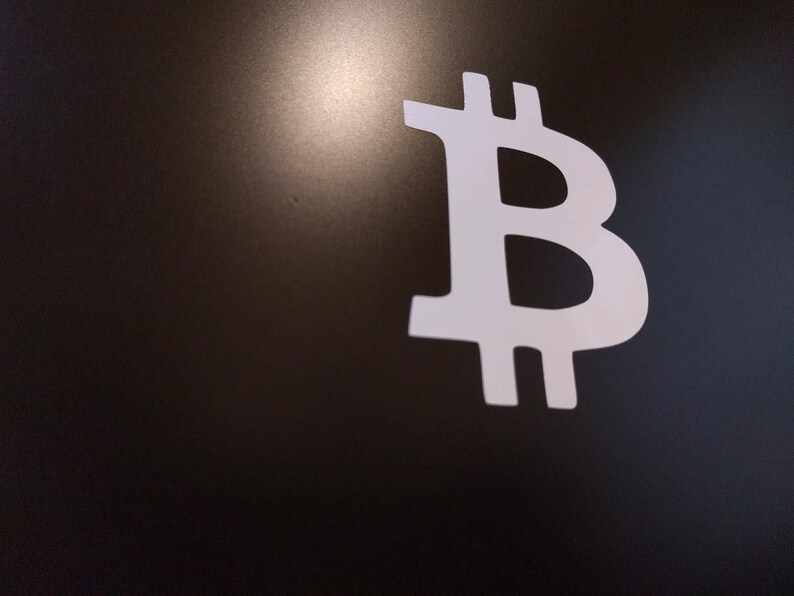 Bitcoin Logo Vinyl Decal Sticker - Etsy