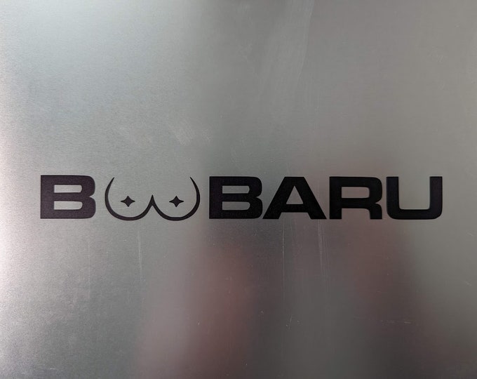 Boobaru vinyl decal sticker