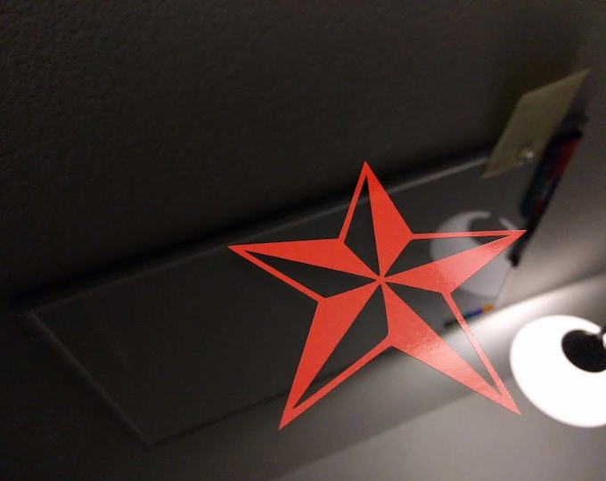 Star decal sticker