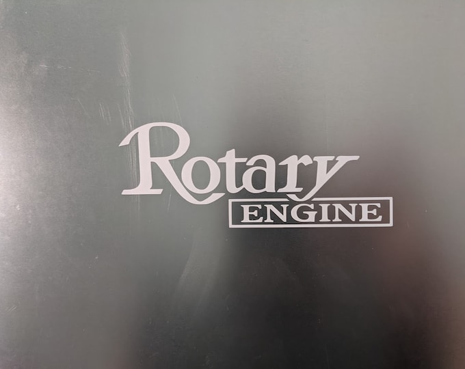 Rotary Engine vinyl decal sticker