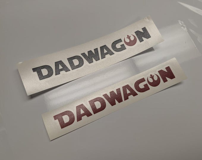 Dadwagon Rebel style decal sticker