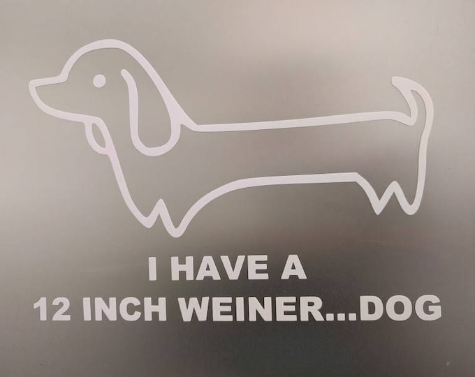 I have a 12 inch Weiner ... Dog