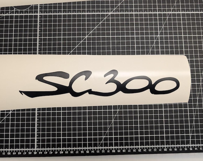 SC300 vinyl decal sticker