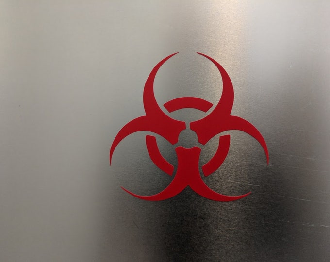 Quarantine Bio Hazard Vinyl Decal sticker