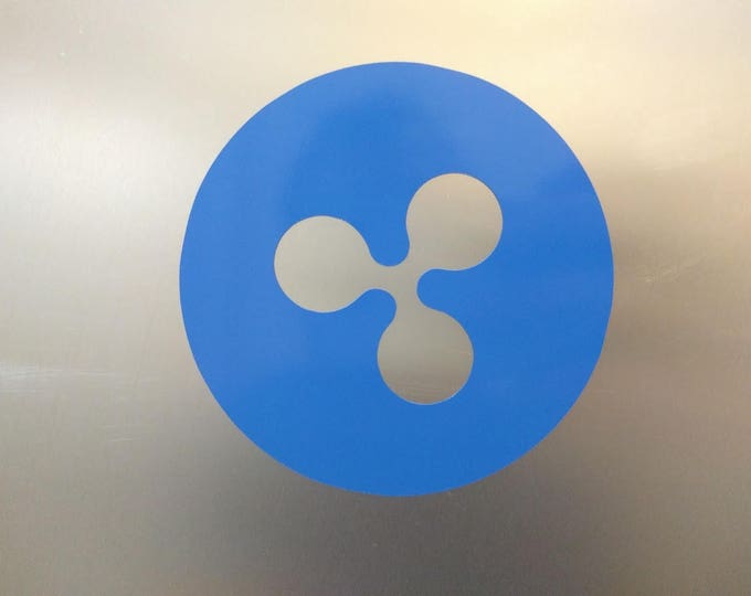 Ripple XRP Coin Round  Vinyl Decal Sticker