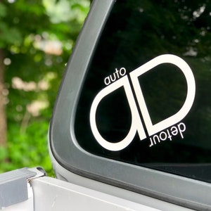 Auto Detour Vinyl Decal Sticker