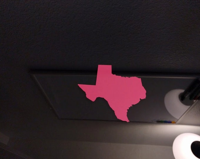 Texas Shape vinyl decal sticker