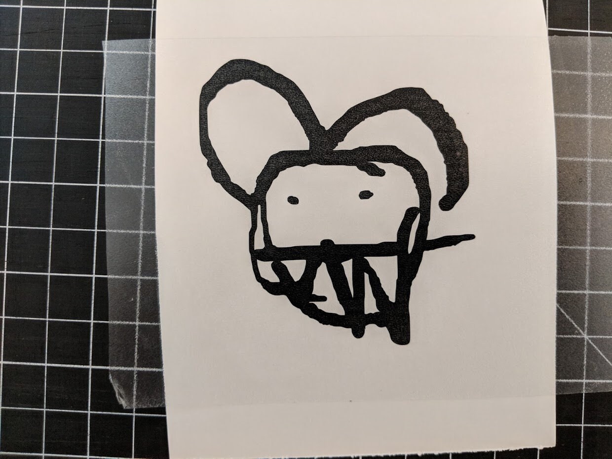 Hand Drawn Radiohead Vinyl Decal Sticker Logo Etsy