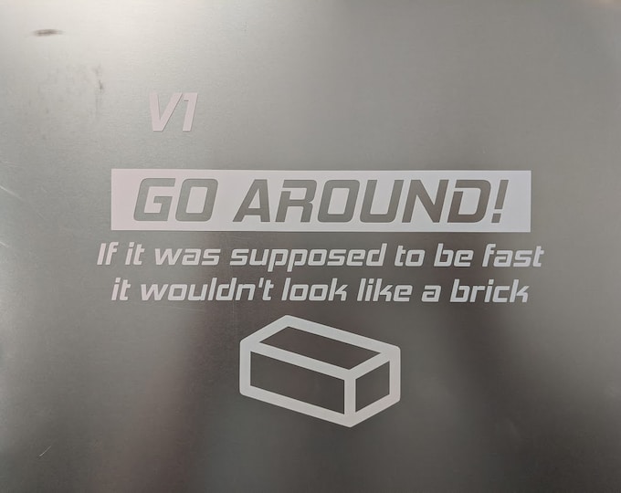 Go Around V1 funny car decal