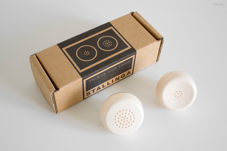 The Taste Of Talking vintage 1991 Henk Stallinga salt and pepper shakers unused in original box part of art collection MoMA New York
