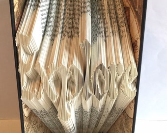 Explore Folded Book Art: Travel Gift for Him/Her