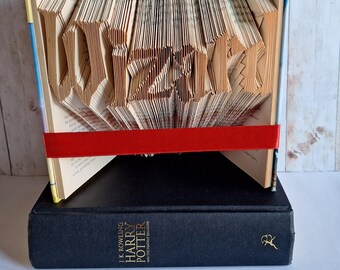 Wizard book fold for harry potter fan, Potterheads Gift