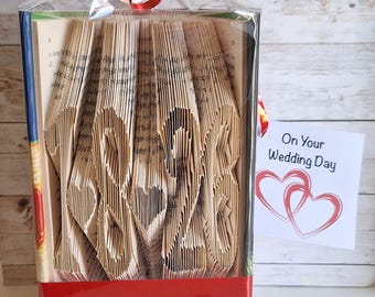 Harry Potter personalised wedding Gift, Custom wedding date book fold