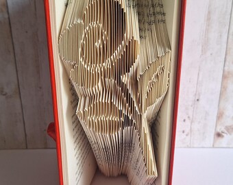 Book Folding Rose, 1st Anniversary Paper Gift