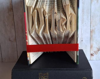 Witch book fold for harry potter fan
