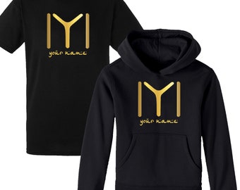 Dziecięca spersonalizowana bluza z kapturem Kayi Tribe Ottoman Usman Osman Turk inspirowana logo T-shirt z nadrukiem Ertugrul Hoody Dirilis Resurrect Boy Girl