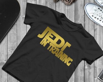 Jedi In Training T-shirt,Gift For Child, Boys Girls Baby Gift Tee Top,Matching T-shirt,Geek Baby Bodysuit,Birthday Gift,Onesie, Baby Shower