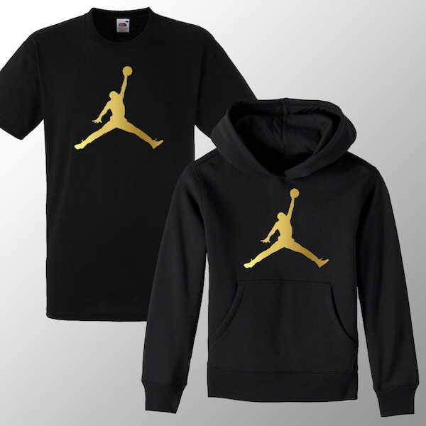 Kinder Basketball T-Shirt Jungen & Mädchen Unisex T-Shirt Jordan Slam Dunk Sportliches T Gaming Gamer Stilvolles Geschenk vorhanden 3-13 Jahre