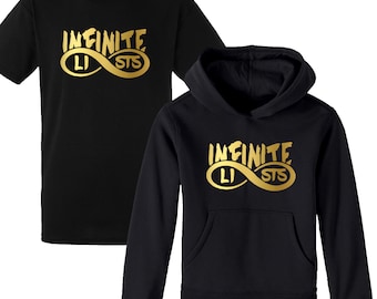 Kinder Infinite Hoodie / Shirt - Infinite Inspirierte T-Shirt Listen für Jugend Tuberin Tee Top Perfektes Geschenk Jungen Mädchen Unisex Gamer - Größen S M L XL