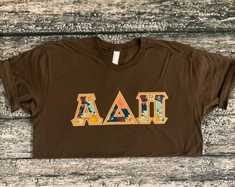 ΑΔΠ - Size XL - Great Bargain:  Alpha Delta Pi Greek Stitched Letter Crewneck Shirt - Only 1 in stock!