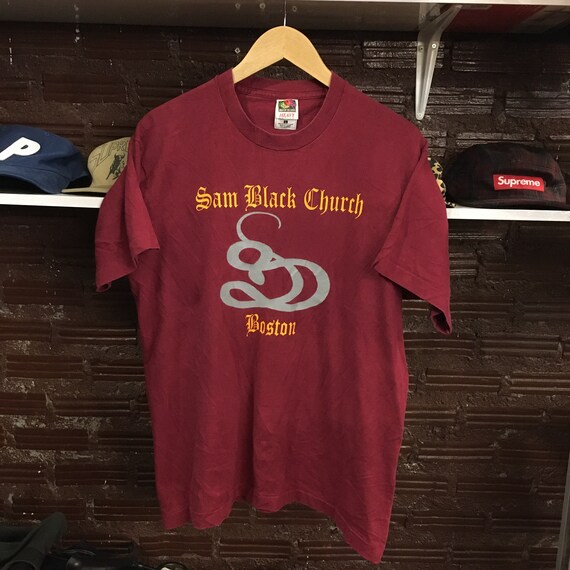 Vintage 90s Sam Black Church Boston Hardcore T shi