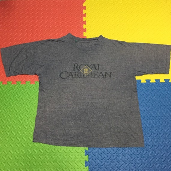 Vintage 90s Royal Caribbean mini striped t shirt