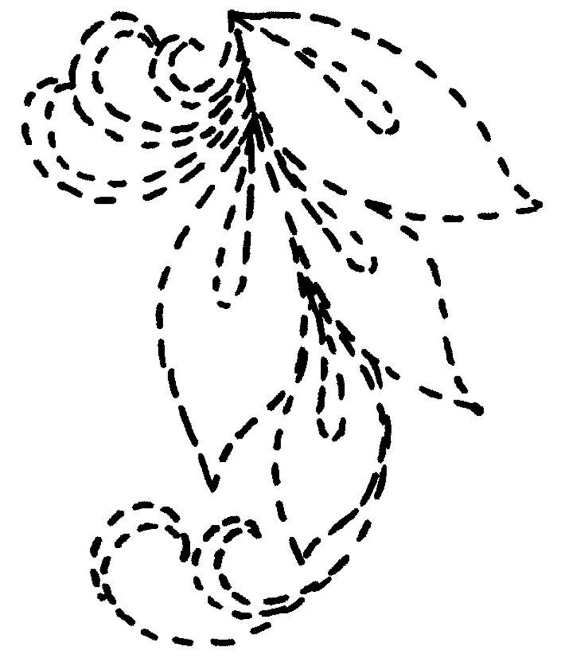Printable 36 Patterns Free Motion Leaf Designs for Beginners Machine and Hand Quilting Patterns, Machine Quilting Pattern Pack Download